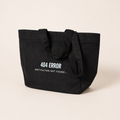 404 Error Tote Bag